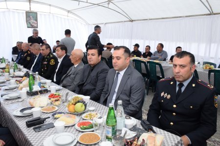 Quba rayonunda Antiterror əməliyyatı zamanı şəhid olmuş hərbi qulluqçuların il mərasimləri keçirilmişdir