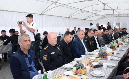 Quba rayonunda Antiterror əməliyyatı zamanı şəhid olmuş hərbi qulluqçuların il mərasimləri keçirilmişdir