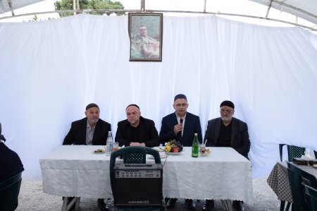 Quba rayonunda Antiterror əməliyyatı zamanı şəhid olmuş hərbi qulluqçuların il mərasimləri keçirilmişdir