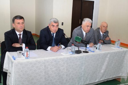 Quba rayonunda Antiterror əməliyyatı zamanı şəhid olmuş hərbi qulluqçuların il mərasimləri keçirilmişdir