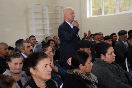 Quba rayonunda Antiterror əməliyyatı zamanı şəhid olmuş hərbi qulluqçuların il mərasimləri keçirilmişdir