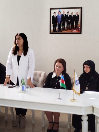 "Zəfər Günü" ilə əlaqədar olaraq ATİAHİ Ağsu Rayon Təşkilatının Sədri xanım Sevinc Beybudovanın təşkilatçılığı ilə şəhid ailələri, qazilər və müharibə iştirakçıları ilə görüş keçirilmişdir "Zəfər Günü" ilə əlaqədar olaraq ATİAHİ Ağsu Rayon Təşkilatının Sədri xanım Sevinc Beybudovanın təşkilatçılığı ilə şəhid ailələri, qazilər və müharibə iştirakçıları ilə görüş keçirilmişdir