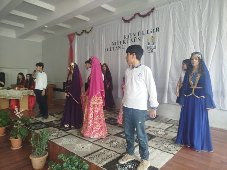  Ağsu Şəhər 3 Nömrəli Məktəbdə "Könüllər Mülkünün Sultanı" Ədəbi-Bədii Tədbiri Keçirildi