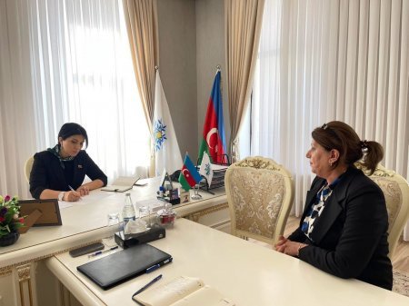 Deputat Elnarə Akimova seçicilərlə görüş keçirdi - FOTOLAR