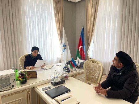 Deputat Elnarə Akimova seçicilərlə görüş keçirdi - FOTOLAR