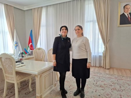 Deputat Elnarə Akimova seçicilərlə görüş keçirdi - FOTOLAR