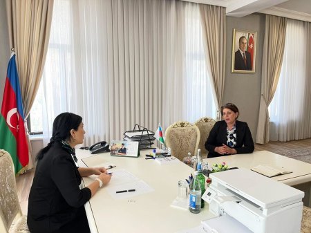 Deputat Elnarə Akimova seçicilərlə görüş keçirdi - FOTOLAR