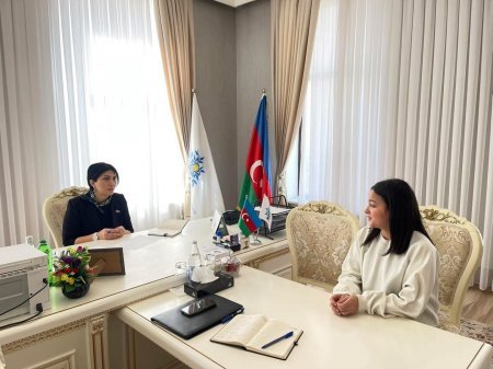Deputat Elnarə Akimova seçicilərlə görüş keçirdi - FOTOLAR