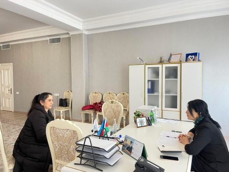 Deputat Elnarə Akimova seçicilərlə görüş keçirdi - FOTOLAR