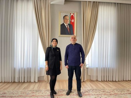 Deputat Elnarə Akimova seçicilərlə görüş keçirdi - FOTOLAR