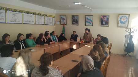 Ağsu şəhər 1 saylı məktəbdə Natəvan Musayevanın 65 illiyi qeyd olundu