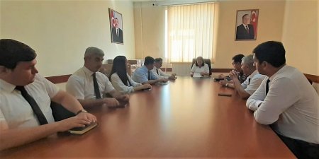 Ağsuda "Qadın Zorakılığına Qarşı 16 Günlük Kampaniya" çərçivəsində tədbirlərin müzakirəsi keçirildi