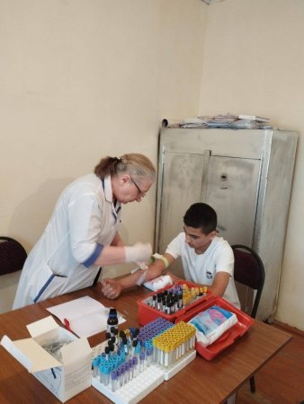 Ağsu Rayon Mərkəzi Xəstəxanasının təşkilatçılığı ilə Gəgəli kəndində səyyar həkim qəbulu keçirilib