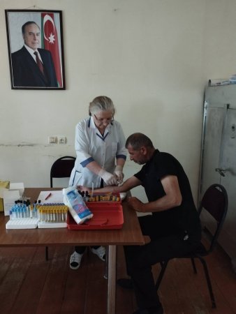 Ağsu Rayon Mərkəzi Xəstəxanasının təşkilatçılığı ilə Gəgəli kəndində səyyar həkim qəbulu keçirilib