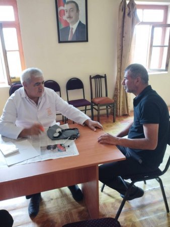 Ağsu Rayon Mərkəzi Xəstəxanasının təşkilatçılığı ilə Gəgəli kəndində səyyar həkim qəbulu keçirilib