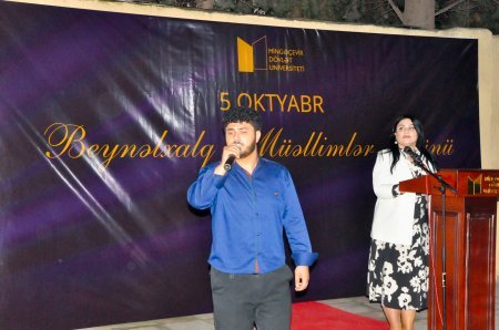 Mingəçevir Dövlət Universitetində 5 Oktyabr – Beynəlxalq Müəllimlər Günü tədbiri keçirilib