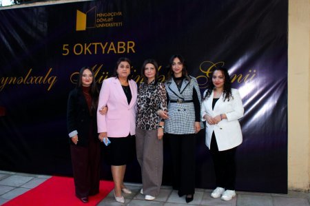 Mingəçevir Dövlət Universitetində 5 Oktyabr – Beynəlxalq Müəllimlər Günü tədbiri keçirilib