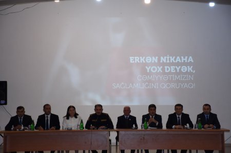 Ağsuda "Narkomaniyaya yox deyək!”, "Uşaq hüquqları” və “Erkən nikahın acı fəsadları” mövzularında maarifləndirici tədbir keçirilib