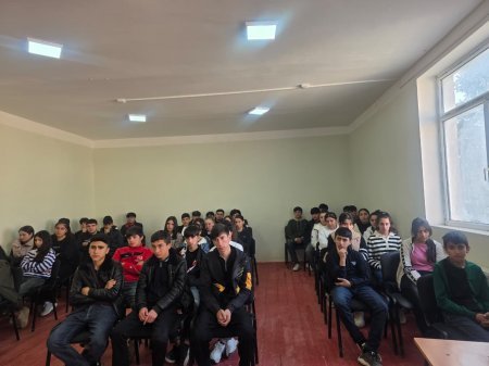 Ağsu Rayon S.Mütəllimov adına Gəgəli kənd tam orta məktəbində “Narkomaniyaya yox, erkən nikah və dini radikalizmə qarşı mübarizə” mövzusunda tədbir keçirilib