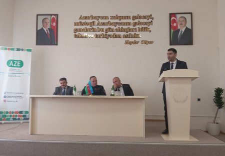 Ağsu Rayon İcra Hakimiyyəti və Ağsu RPŞ- nin təşəbbüsü ilə " Narkomaniya və erkən nikahın acı fəsadları" mövzusunda tədbir keçirilmişdir