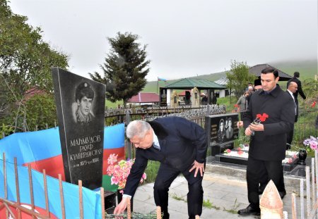 Aprel döyüşlərinin şəhidi Fərəczadə Toğrul Habil oğlunun xatirəsi anılıb Aprel döyüşlərinin şəhidi Fərəczadə Toğrul Habil oğlunun xatirəsi anılıb