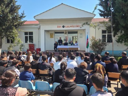 Ağsuda "Narkomaniyaya yox deyək!" və "Erkən nikahın fəsadları" mövzularında genişmiqyaslı maarifləndirmə tədbiri keçirildi