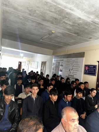 Ağsu rayonunun Cəlayir kənd tam orta məktəbində cəmiyyətin aktual problemlərinə həsr olunmuş genişmiqyaslı maarifləndirmə tədbiri keçirilib