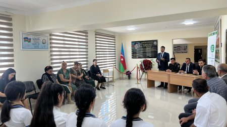 Ağsuda Məktəblilərlə Görüş: "Narkomaniyaya Yox Deyək" və "Erkən Nikahın Fəsadları" Mövzuları Müzakirə Olunub