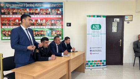 Ağsuda Məktəblilərlə Görüş: "Narkomaniyaya Yox Deyək" və "Erkən Nikahın Fəsadları" Mövzuları Müzakirə Olunub