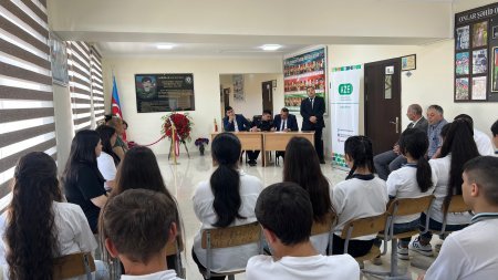 Ağsuda Məktəblilərlə Görüş: "Narkomaniyaya Yox Deyək" və "Erkən Nikahın Fəsadları" Mövzuları Müzakirə Olunub