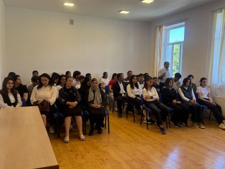Ağsuda maarifləndirici tədbir: “Narkomaniyaya yox deyək” və “Erkən nikahın acı fəsadları”
