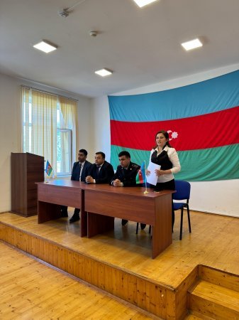 Ağsuda maarifləndirici tədbir: “Narkomaniyaya yox deyək” və “Erkən nikahın acı fəsadları”